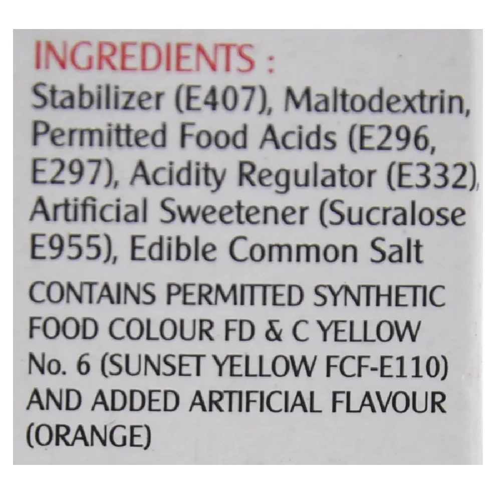 Blue Bird Sugar Free Jelly - Orange, 10 g Carton-3.webp